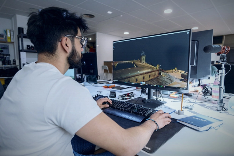 Modelo BIM As Built generado a partir de nube de puntos LIDAR